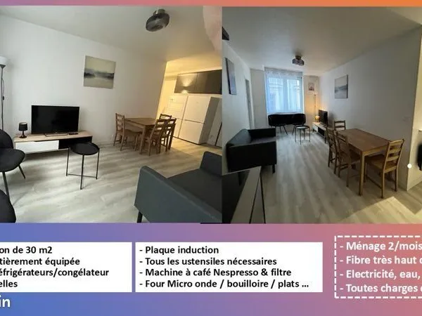 Hyper centre - Hôtel de ville - tout inclus