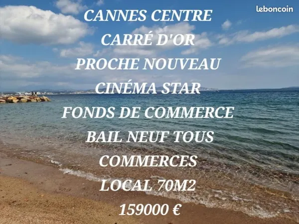 Fonds de commerce habillement/textile 70 m²