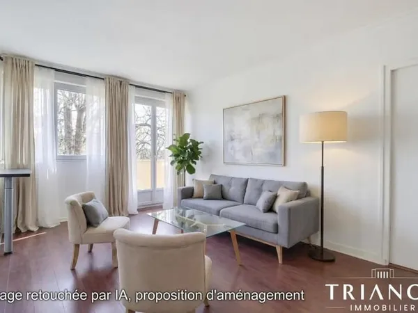 Vente appartement T3 53m2, 2 chambres, Le Pecq (Saint-Wandrille)