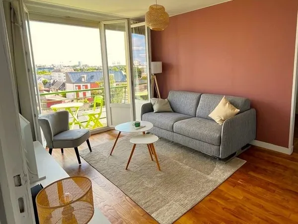 Loue chambre meublée - 64m² Rennes - 100% équipé et tout inclus, rénové à neuf