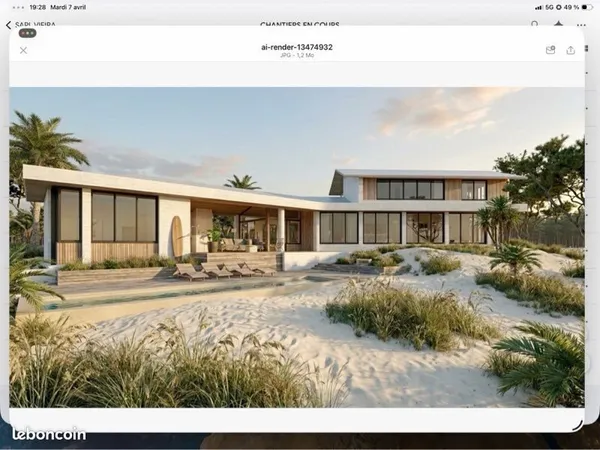 HOSSEGOR — TOUR DU LAC — OFF MARKET Terrain 1 600 m² · Permis de construire purgé · Villa 319 m² Pri