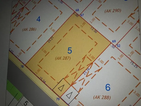 Terrain en individuel 367 m²