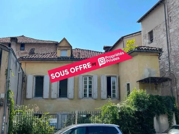 Maison à restaurer Cahors centre ville 280 m²