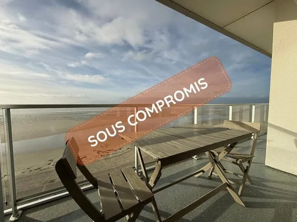 HARDELOT - APPARTEMENT 1 CH. + CABINE - FACE MER