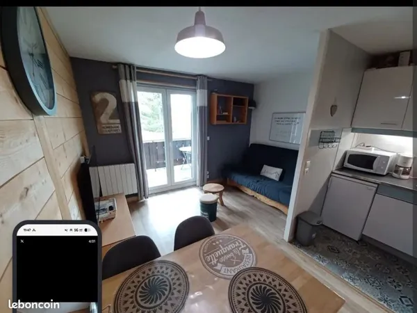 2 alpes : Appartement 25m2 avec balcon