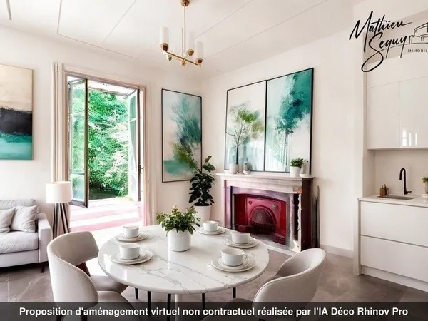GREZIEU LA VARENNE Plateau T4/T5 de 110,73 m² avec jardin sud de 84.88 m² avec 2 stationnements