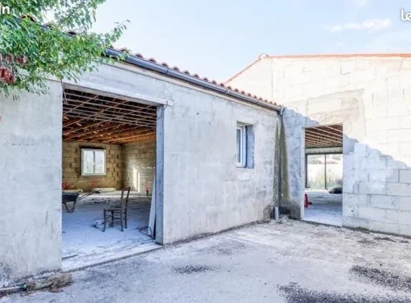 Maison contemporaine second oeuvre à finir