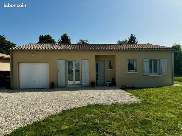 Maison 2022 lumineuse et moderne - Plain-pied - 92 m²