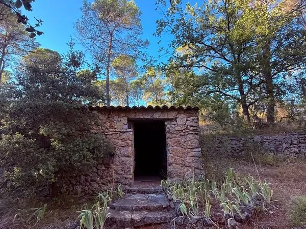 Cabanon en pierre cadastré en zone agricole
