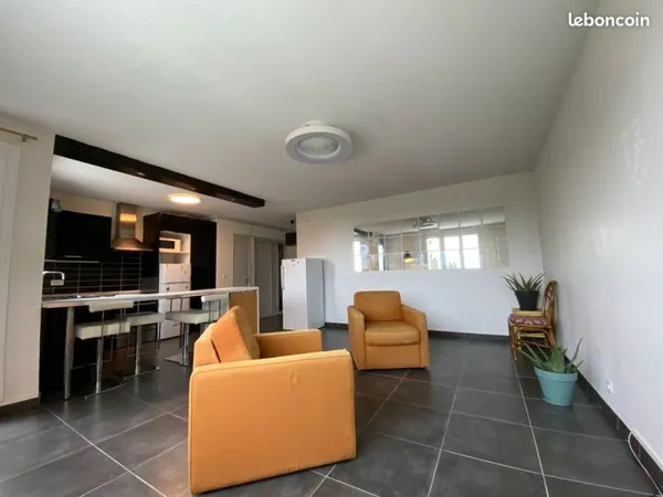 Appartement T3 meublé - Terrasse et parking