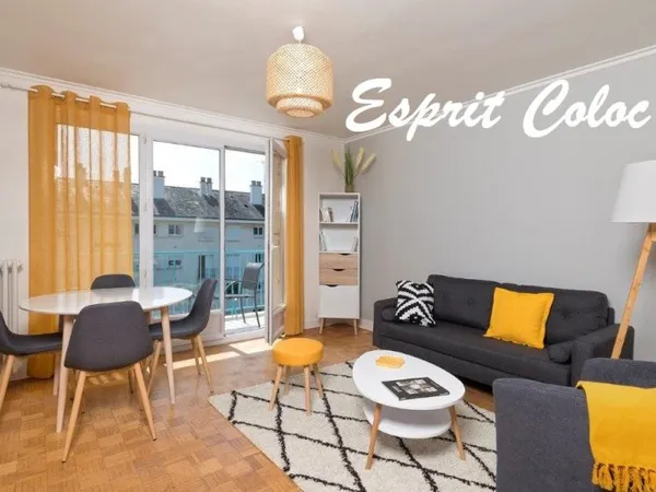 Loue appartement en colocation meublé étudiant
