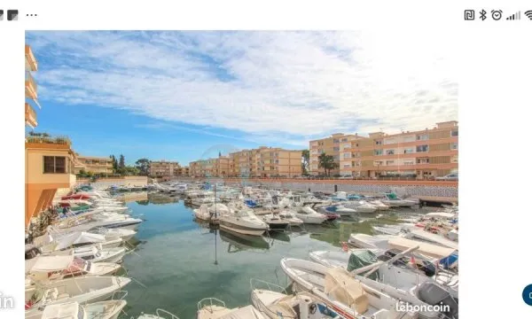 Location place de bateau 2 m 50 par 6 m 50 dans le port privé Marco Polo à Mandelieu