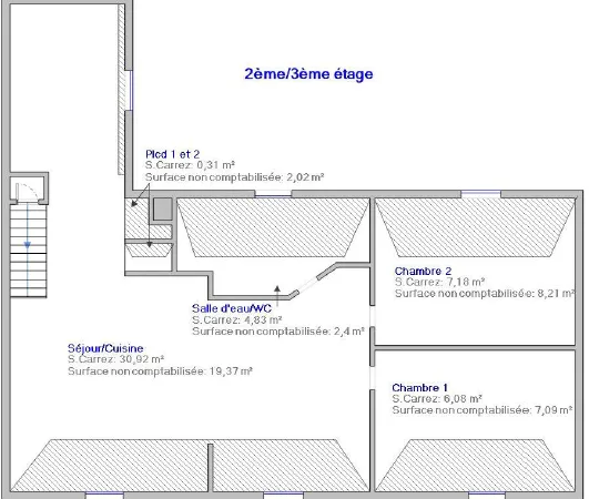 Appartement - 74m2 - 4 pièces