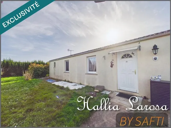 Plain-pied type 6 Double garage et jardin