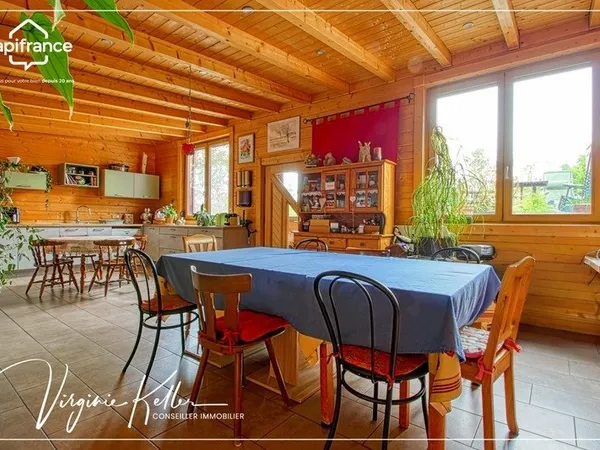 Maison de ville 6P de 123m² habitables à vendre en Viager Occupé à WALDHAMBACH (67) sur une parcelle