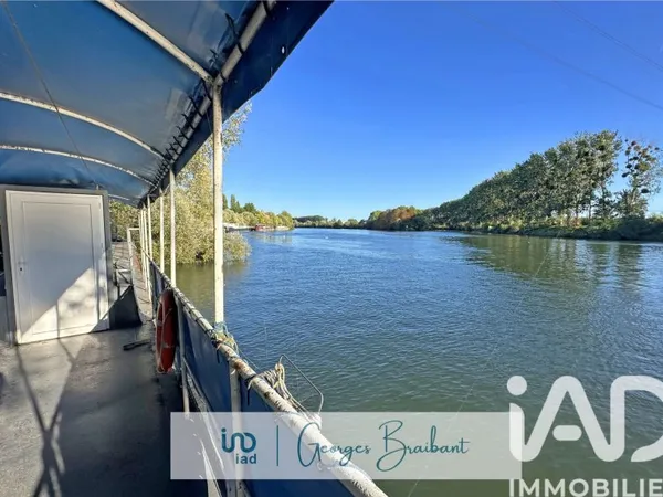 Péniche 3 pièces 60 m²