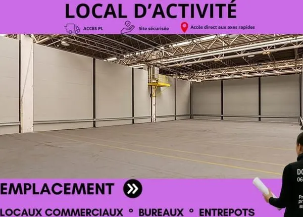 60160 MONTATAIRE - ENTREPÔT m² À LOUER