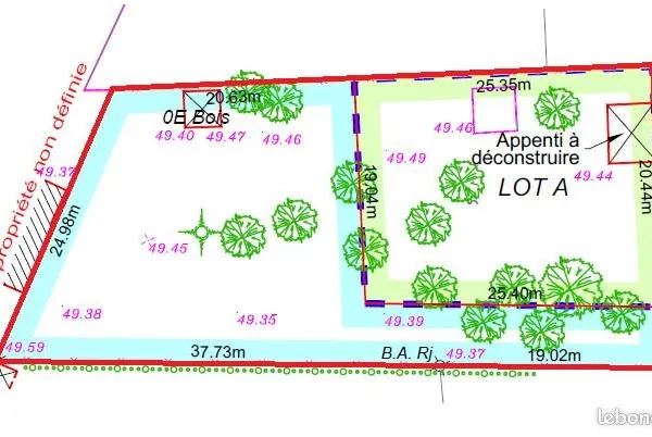 Terrain 1 248 m² Belin Beliet