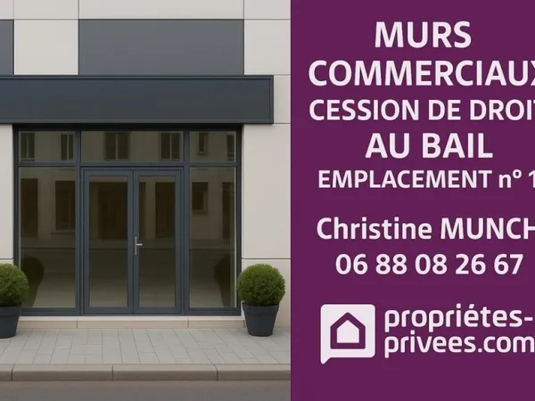 95340 PERSAN - CESSION DE BAIL, LOCAL 327 M² - SECTEUR TRES DYNAMIQUE