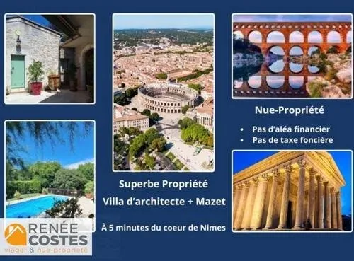 Vente en nue propriété - F74-H80 ans - NIMES (30000)