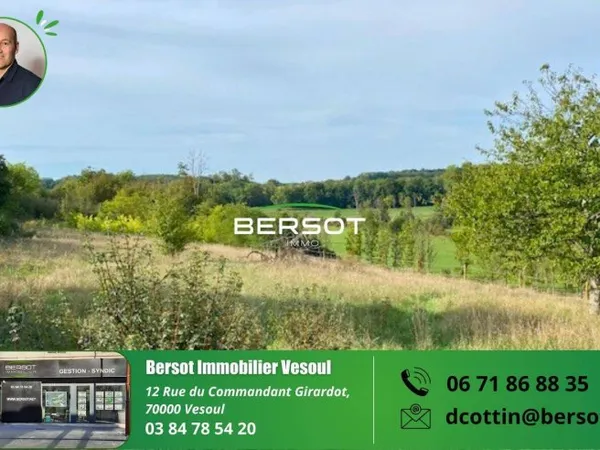 Terrain constructible 953 m²