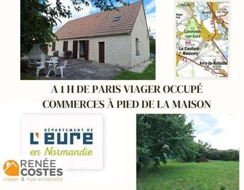 Viager occupé - F79 ans - IVRY LA BATAILLE (27540)