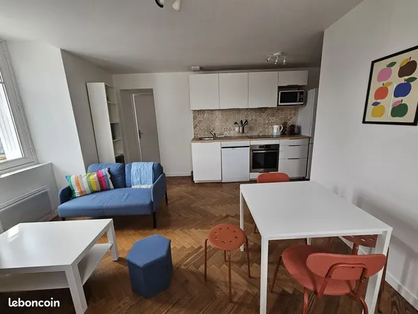 T3 meublé de 50 m² - Lumineux et bien agencé