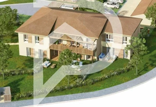Appartement T3 de 66 m² avec jardin de 206 m² + place privative à Saint-Just - construction en cours