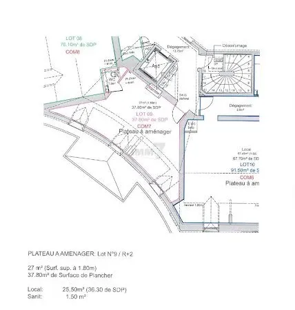 Bureaux 27 m²