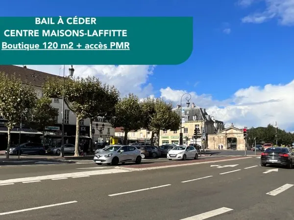 Cession de bail Maisons-Laffitte 118 m2