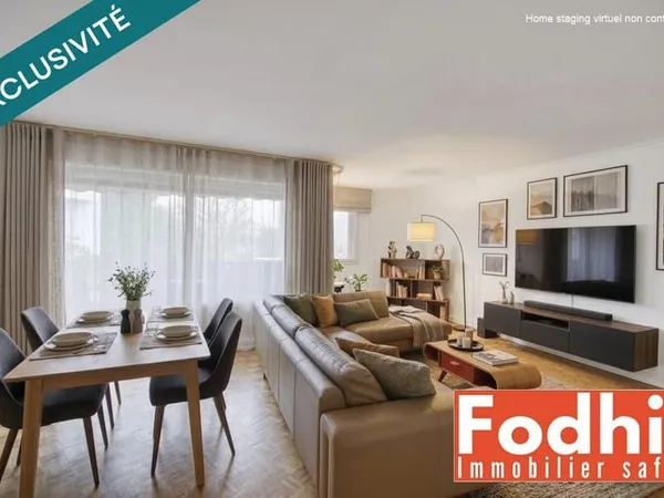 Châtenay-Malabry- Appartement Familial 4 pièces de 115 m² avec 3 chambres, un parking et une cave.
