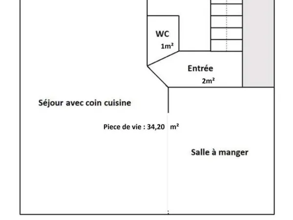 Appartement 3 pièces 56 m²