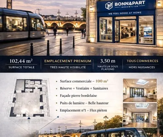 Boutique 102 m² BORDEAUX