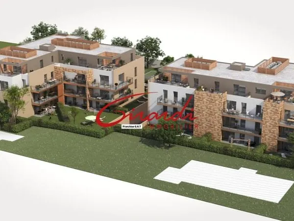 HESINGUE RÉSIDENCE LES FRUITIERS REZ DE JARDIN T3 - 68 M2