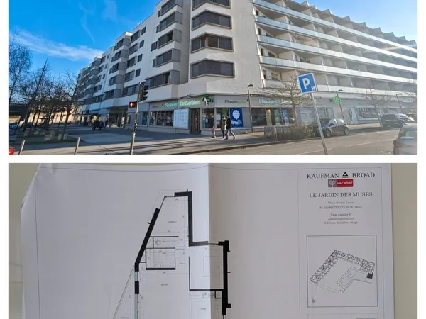Appartement F3 Lumineux - 64 m² - DPE C - sans vis-à-vis