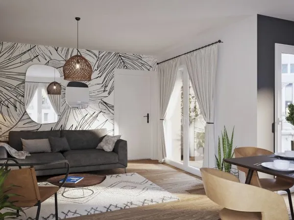 Appartement 2 pièces 45 m²