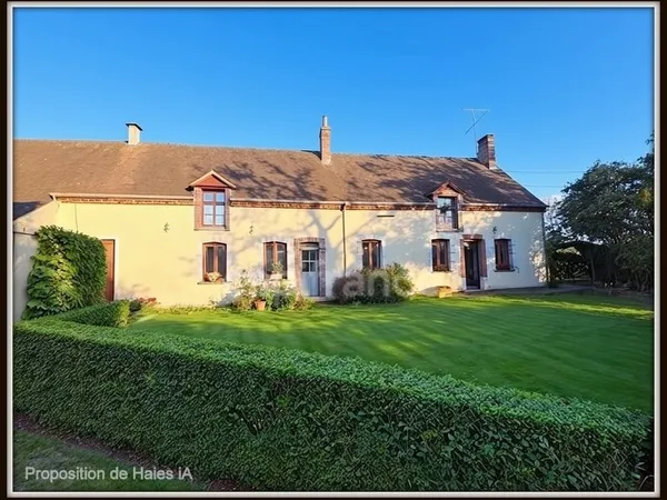 Longère à vendre 207 m² - Terrain 1 200 m² - Amilly (45) passion Cheval, 5 chambres, espace jaccuzi,