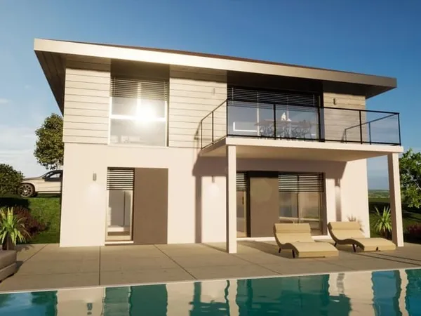 Maison neuve à Charvonnex - 132 m² sur 900 m² de terrain, vue dégagée et plein Sud-Est