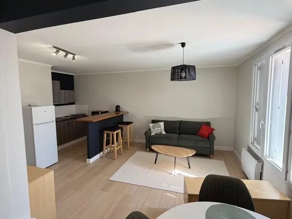 T2 meublé 44 m² refait à neuf avec jardin privatif - Proche centre-ville