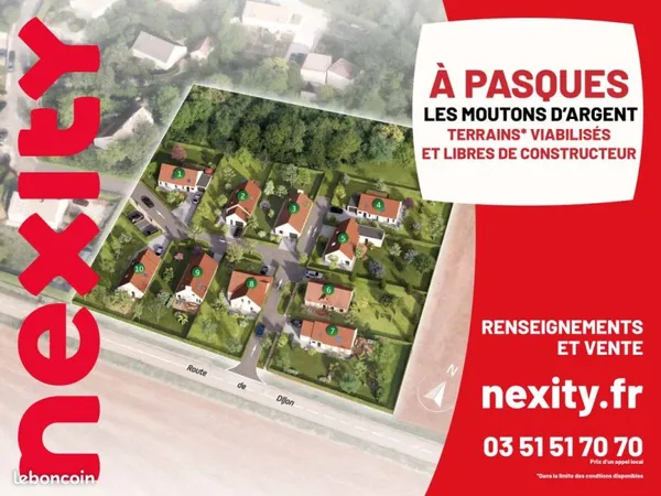 Devenez propriétaire d'un terrain à bâtir à PASQUES