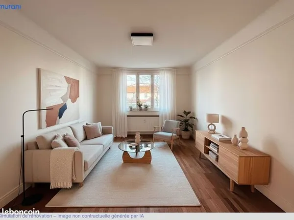 Appartement T3 de 63,62 m² à rénover - 2 chambres - Lyon 7 - cave