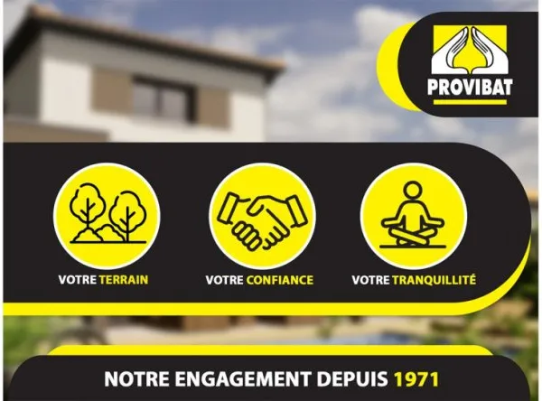 Terrain constructible 370 m²