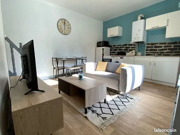Duplex entièrement meublé 33M2 (TERRASSE exposée SO+PARKING)