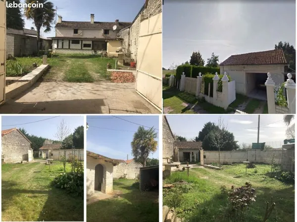 Maison en pierres à la campagne