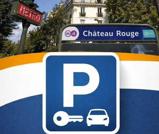 3 places de parking - Paris 18e (Métro Château Rouge)