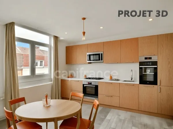 Immeuble mixte avec local commercial libre - Lille - fort potentiel