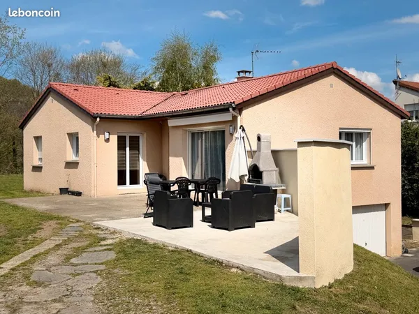 Maison T5 98 m² sur 825 m² + terrain à bâtir 495 m²