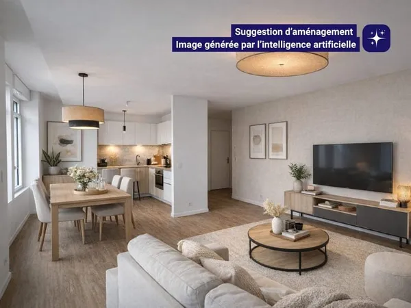 Appartement 3 pièces 68 m²