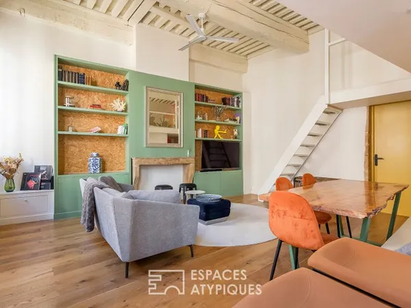 Appartement rénové au cachet de l'ancien préservé.