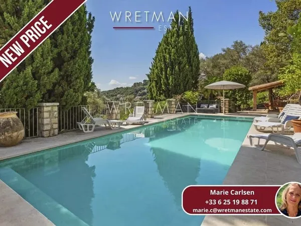 Charmante maison en pierre avec vue sur la mer - Saint-Paul-de-Vence